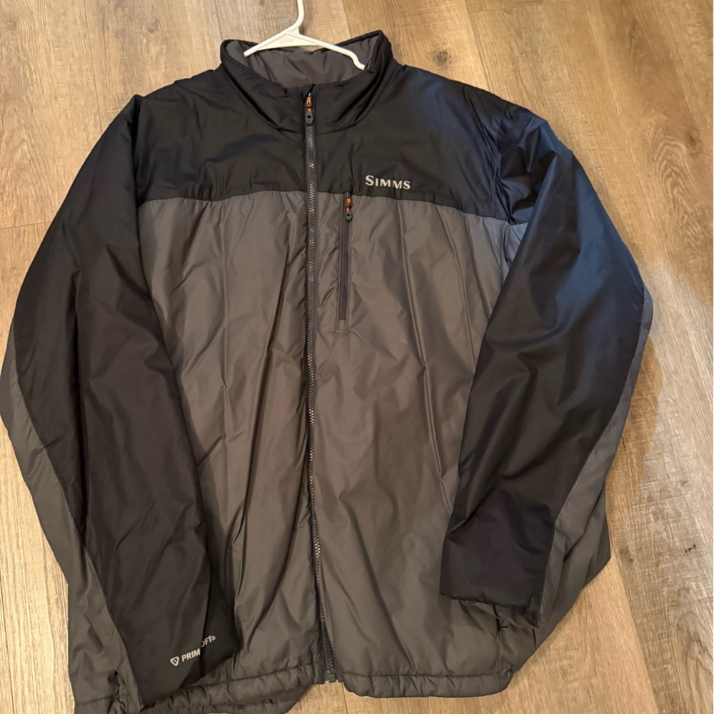 Simms Charcoal and Black Outerwear